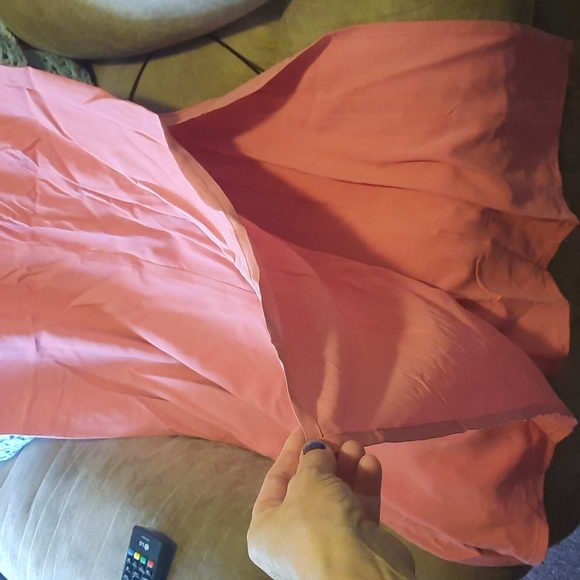 J. Crew Womens Maxi dress. Size M color mauve. 100 %silk. Like new! - Picture 5 of 6